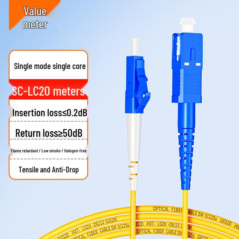 Telecom-Grade Fiber Optic Patch Cable