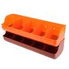 5 Slots Piglet Fodder Bowl Farm Use Livestock Feeding Dish Stable Multi Compartment Feeder for Animals