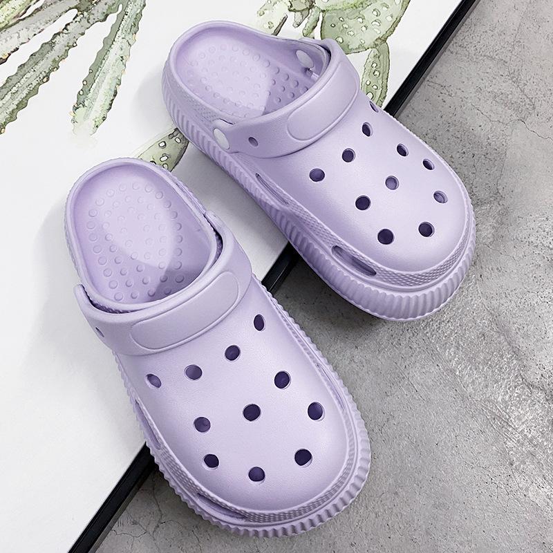 Gaten schoenen dames zomerkleding nieuwe schattige sandalen plateauzool antislip strand verpleegkundige slippers