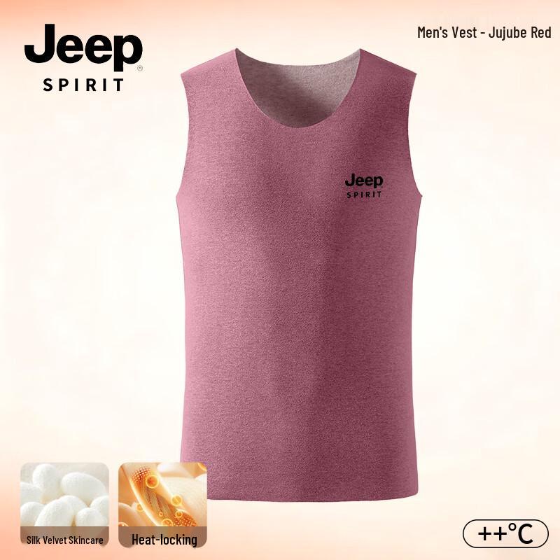 Мужской термо-жилет JEEP SPIRIT из смесового шелка 2XL