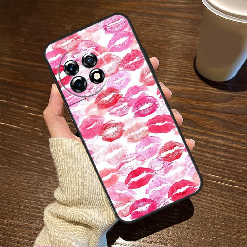 Lipstick Love Fashion For OnePlus Nord CE 5 2 3 4 Lite N20 N30 Case For OnePlus 15 R 13 12 11 8T 10T 13T 12R 13R