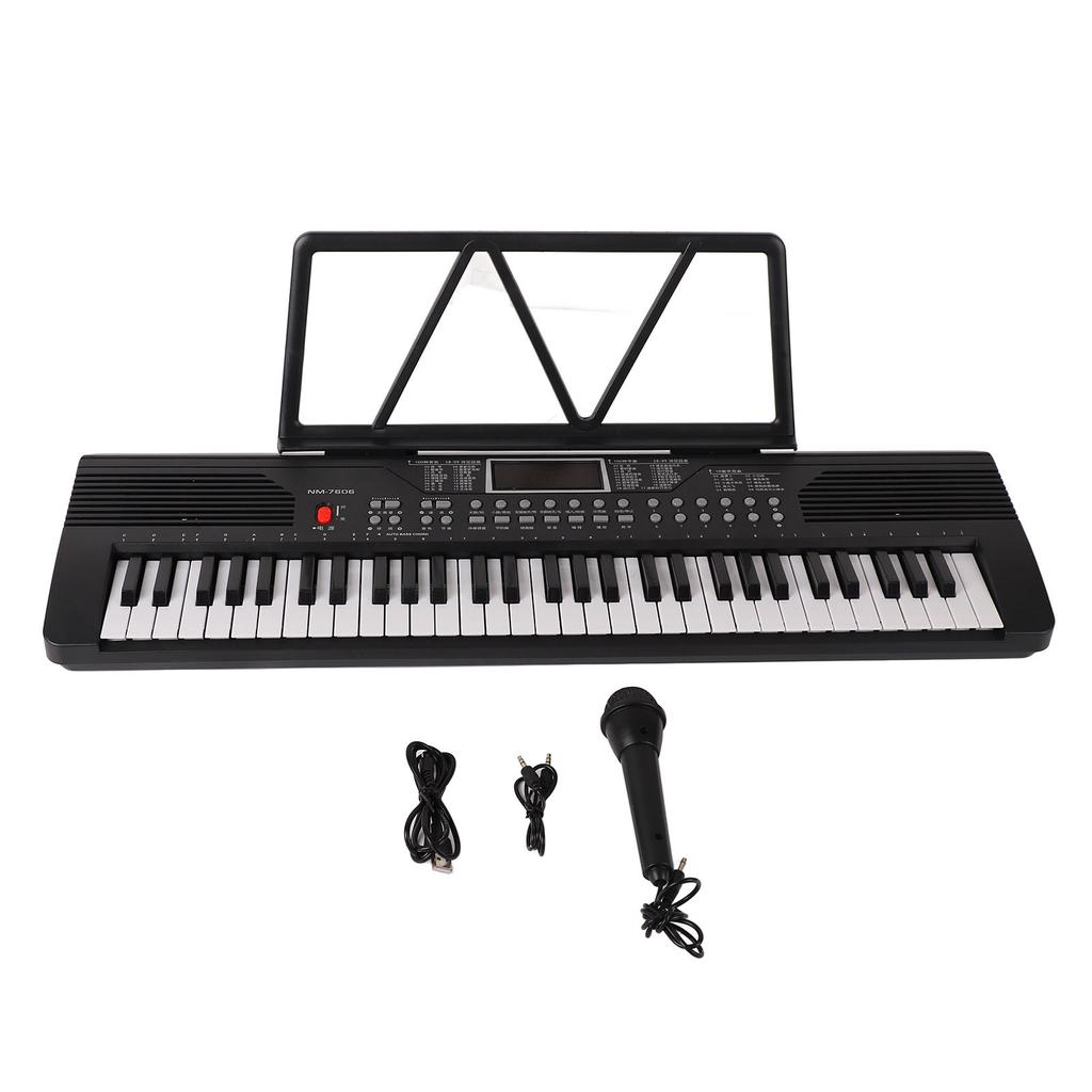 Electric Keyboard Piano 61 Key Noise Reduction Clear Sound Professional Electric Piano for