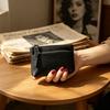 Short Small Wallet Women's Simple Double Zipper Change Bag Small Fresh Coin Bag