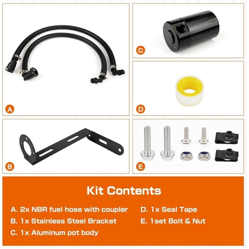 High Efficiency Oil Catches Can Set Strong Aluminum Oil Separator Improves Engine Performances for Vehicles