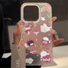Apple Dog Frosted Fun Soft Case for iPhone 13/14/15/16/17 Pro Max