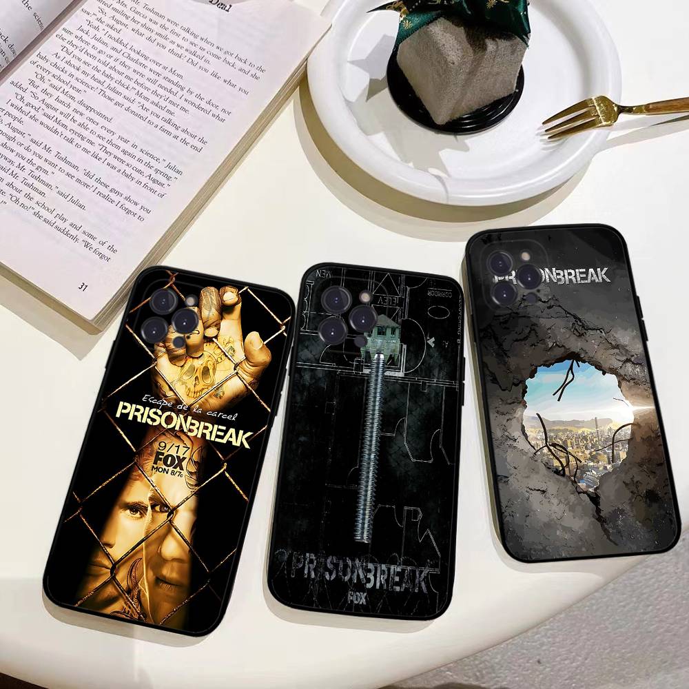 Film P-Prison Breaks Telefoonhoesje Voor IPhone 16 15 14 11 12 13 Mini Pro XS Max Cover 6 7 8 Plus X Funda Shell