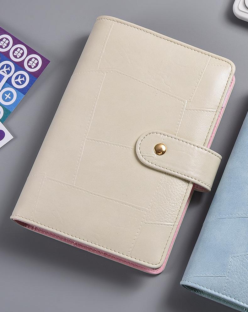 A5 Large Capacity Removable Loose-Leaf Notebook: Simple Design for Students