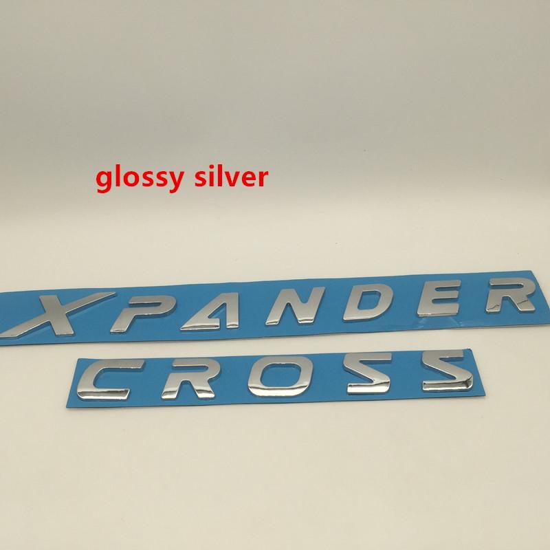 1pcs 3D ABS for XPANDER CROSS Car Letters Front Hood Bonnet Grill Emblem Rear Trunk Badge Sticker Decal Styling Accessories