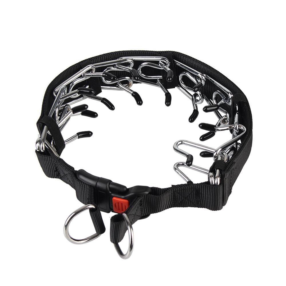 

Для маленьких и крупных собак Эффективный тренировочный ошейник для питомцев с быстросъемной пряжкой Безопасный регулируемый строгий ошейник для собак