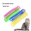 Colorful Plastic Spring Toy for Cats