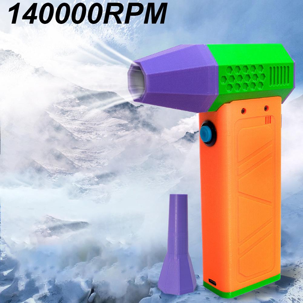 Dust Blowing Handheld Fan Rechargeable Fan 160*100*30 Mm 4000mAh Battery 62m s Airflow Compact Design For Indoor Outdoor Use