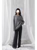 Soft Mink Cashmere Pullover Sweater - Women's Autumn/Winter Cozy Style Milk Knitted Cardigan Thickened Top