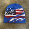 American Trend Winter Flag Knit Beanie Men Women Warm Hip Hop Streetwear