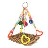 Bird Climbing Net Colourful Swing Hammock Chewing Hanging Mat for Decoration Playing