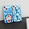 Cartoon D-Doraemons Tempered Glass For Iphone 14 13 12 11 Pro Mini XS MAX 14Plus X XS XR Fundas