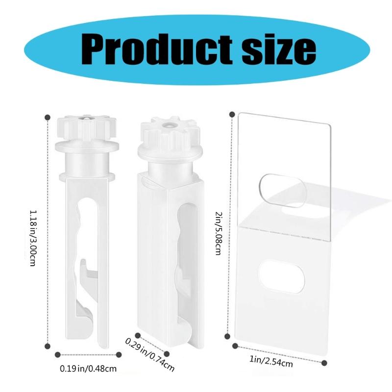 12pcs Quick Fixing Blind Cord Hook, 12pieces Vertical Blind Repair Tabs Easily Window Shade Repair Accessories