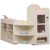 Kids Grocery Store, Children Supermarket Playset with Cash Register, Vending Machine, Display Shelves