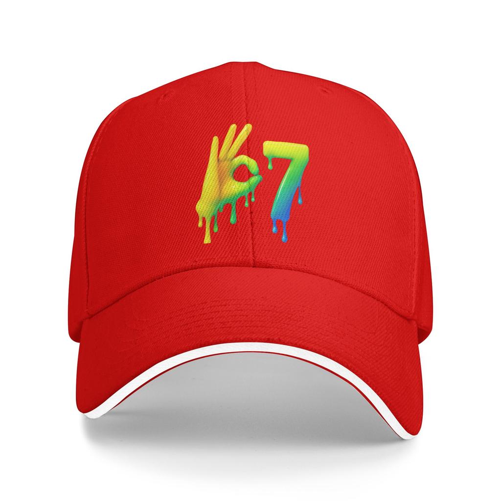 Six Seven 67 Meme for Gen Alpha Baseball Cap Female Male Design Hip Hop Hats Summer Fashion Hiking Fishing Hot Sale Snapback Cap