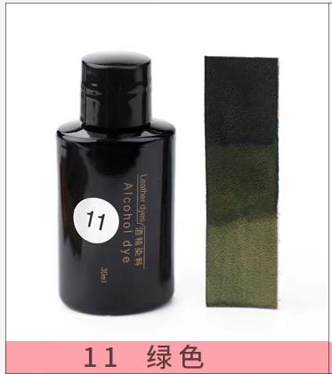 30ml/Flasche Lederalkohol-Farbstoff pflanzlich gegerbt DIY-Farbstoff Pigment verdünnbar