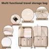 7/8/9-piece Set Travel Storage Bags,Digital Toiletries Shoes Clothes Organizer bag Suitcase Clothes Tidy Pouch,Packing Cubes Set
