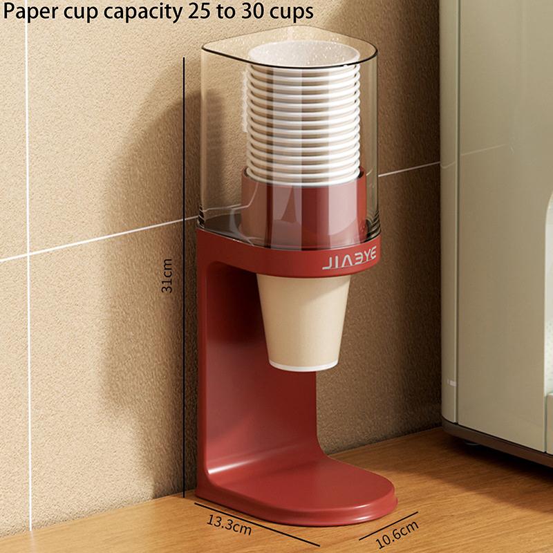 Einweg-Pappbecher-Spender Wandmontierter Kunststoff-Wasserspender Becherhalter Becherbehälter Pappbecherrahmen Heim-Organizer