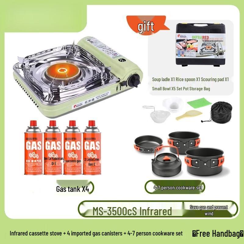 OEING Portable Camping Stove Kit 4-7 Person