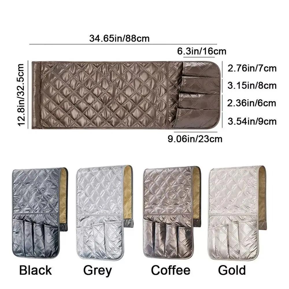 Multifunktionale Sofa-Armlehnen-Aufbewahrungstasche Große Kapazität Aufbewahrungstasche Sofa-Armlehnenbezüge Hängendes Design Mit 5 Taschen