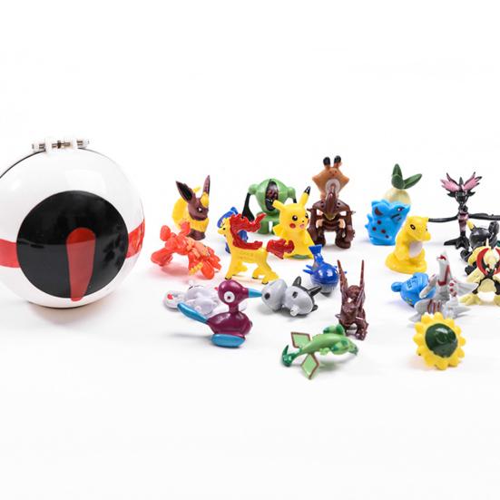 7cm Cartoon Pokemon Ball Pikachu Monster Figures Doll Kids Gift Toy Collectible