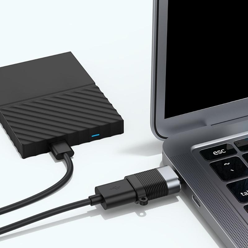 USB3.0 to Type C Adapter Extender for Data Transfer and Charging Connector USB Devices to Your Type C Port 30.4mm