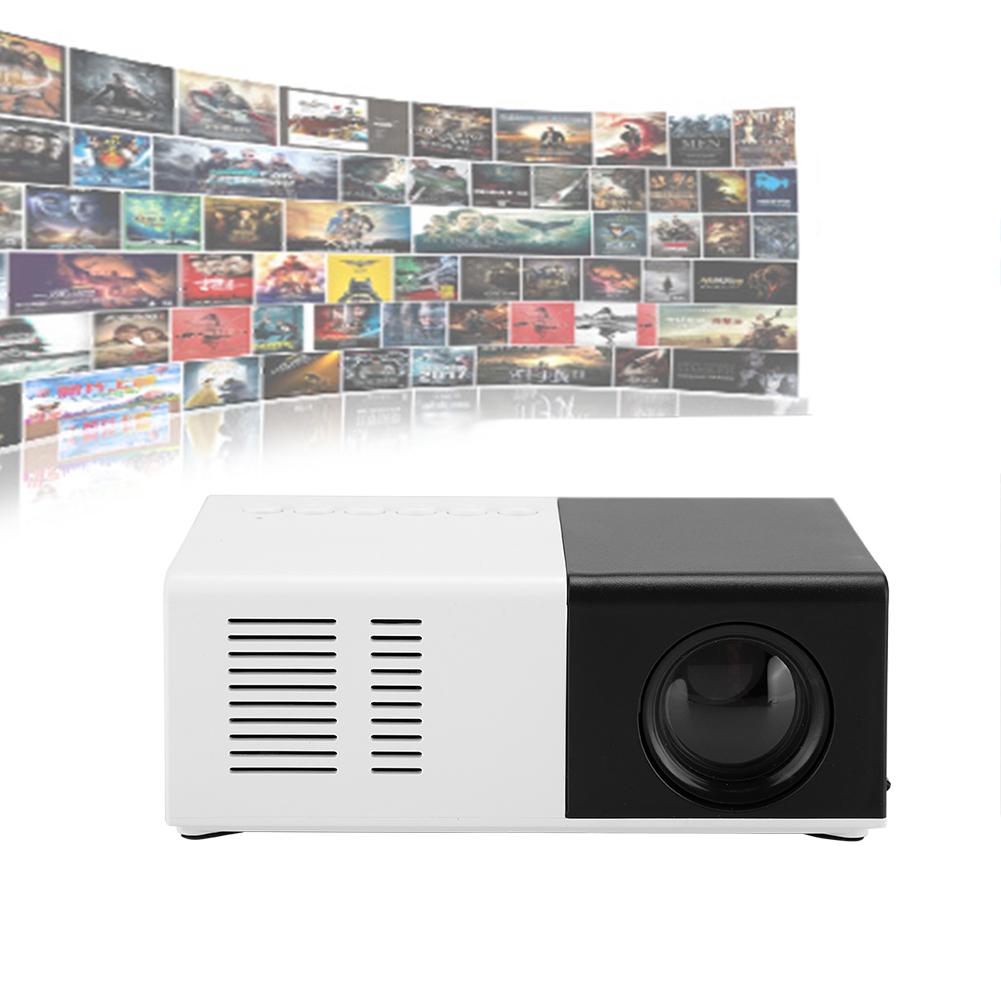 Mini LED Projector USB HDMI 1080P 2.0-Inch LCD Screen Projector with Cooling Holes