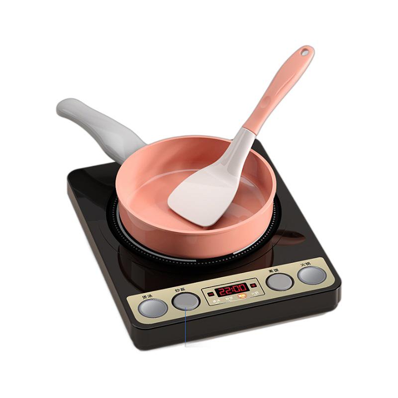 Kids' Play Kitchen Set: Induction Cooker & Cookware for Boys & Girls Aged 2-3 - Pretend Cooking & Stir-Frying Toys
