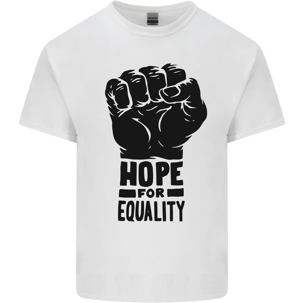 Hope for Equality Black Lives Matter LGBT Unisexs Light Cotton TShirt