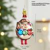Creative Christmas Tree Decorations: Glass Painted Hedgehog & Bear Charms