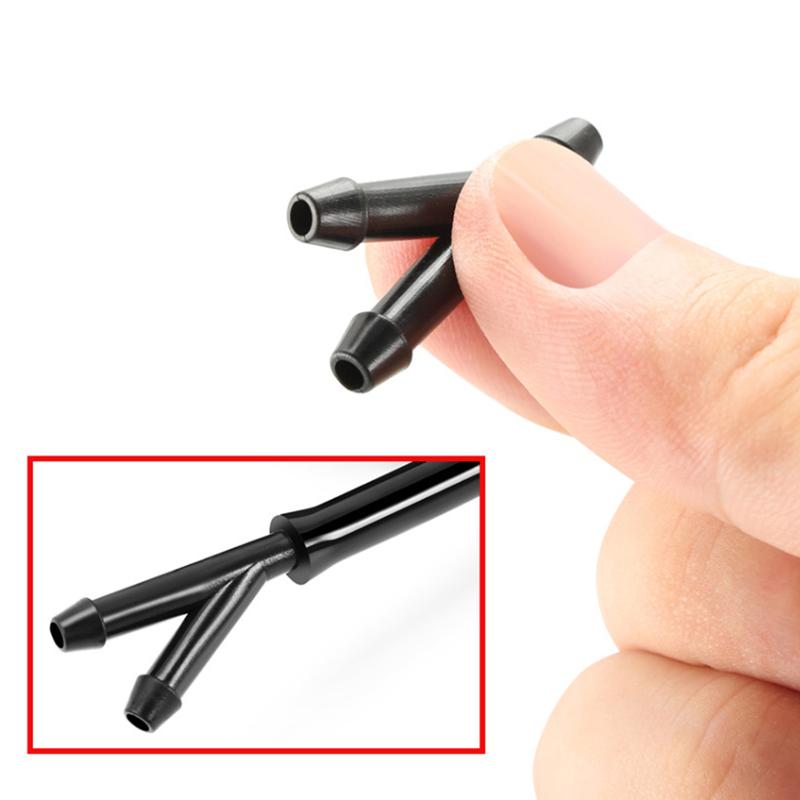 30Pcs T/Y/I 3 Types Car Windshield Washer Nozzles Hose Water Tube Connector Wiper Spray Pipe Joint Windscreen Wipers Accessories