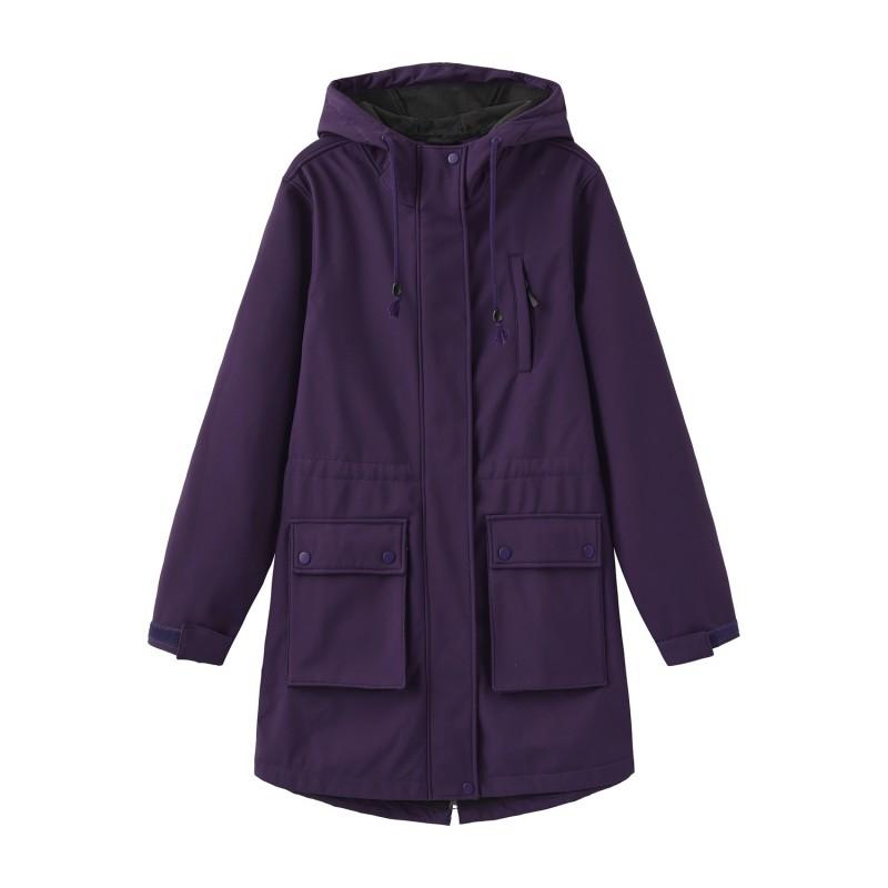 Womens Waterproof Hooded Jacket Winter Long