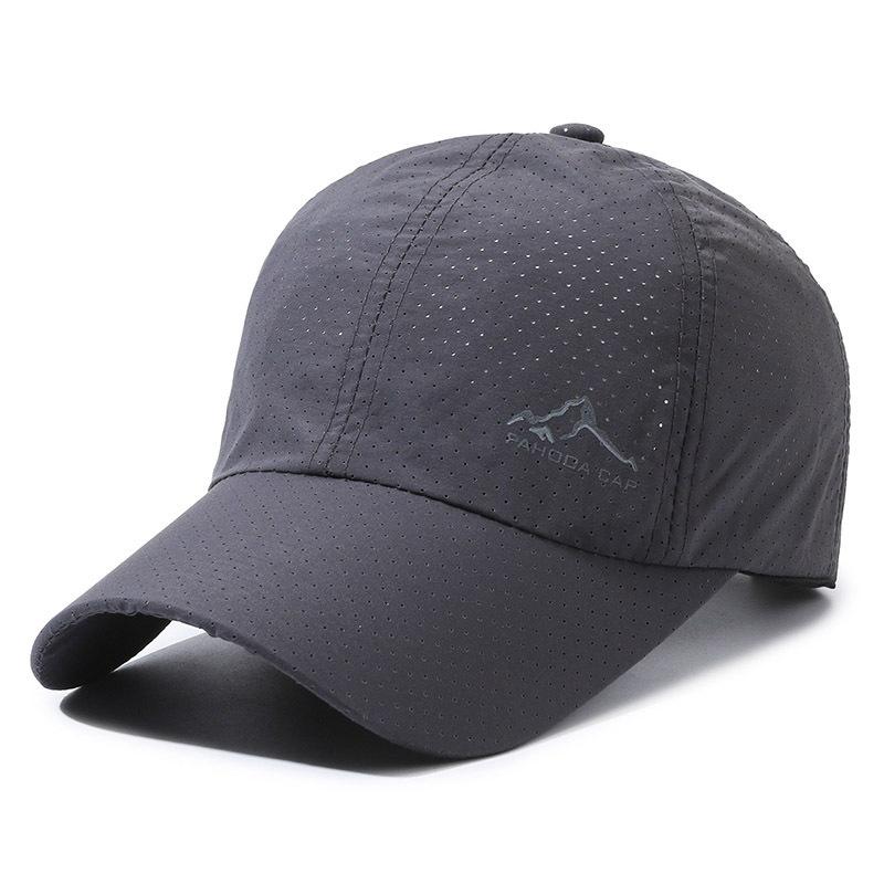 Quick-drying Perforated Baseball Cap Golf Cap Spring and Summer Thin Outdoor Sports Sunscreen Cap Men's and Women's Hats