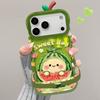Oil Painting Watermelon Is Suitable for Apple 11promax Mobile Phone Case Iphone11 Transparent 11 Double Bracket 11 Cute Anti-drop