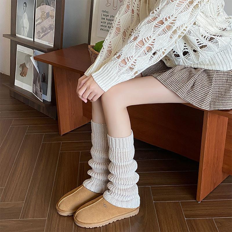 Set Calzini Lanterna Lavorati a Maglia Vintage per Donna Calzini Impilati per Autunno e Inverno Ispessiti e Caldi Stile Giapponese Stile JK Set Gambe Spicy Girl