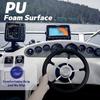 Black Foam Grip Marine Steering Wheel Stainless Steel Destroyer Steering Wheel  Pontoon Boat