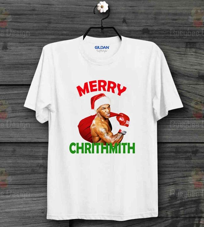 

Mike Tyson Merry Christmas Chrithmith t shirt Xmas UNISEX T Shirt B835 2XL