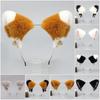 Handmade Japanese Beast Ear Headband Cute Plush Cat Ears Lolita Headdress Fox Ear Accessories Cat Ear Headband