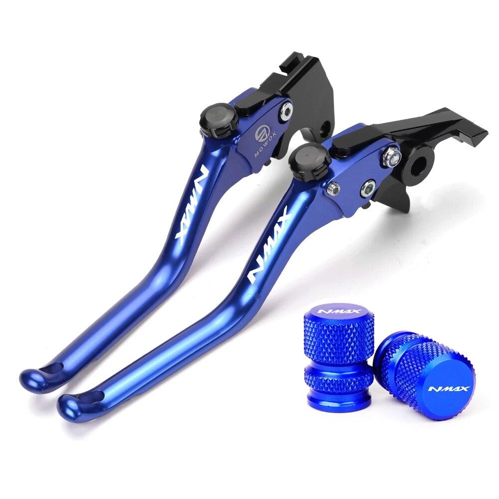 For Yamaha NMAX 160 NMAX 155 150 NMAX125 2015-  Motorcycle CNC Brake Clutch Levers Handle Brake Levers Tire Valve Caps