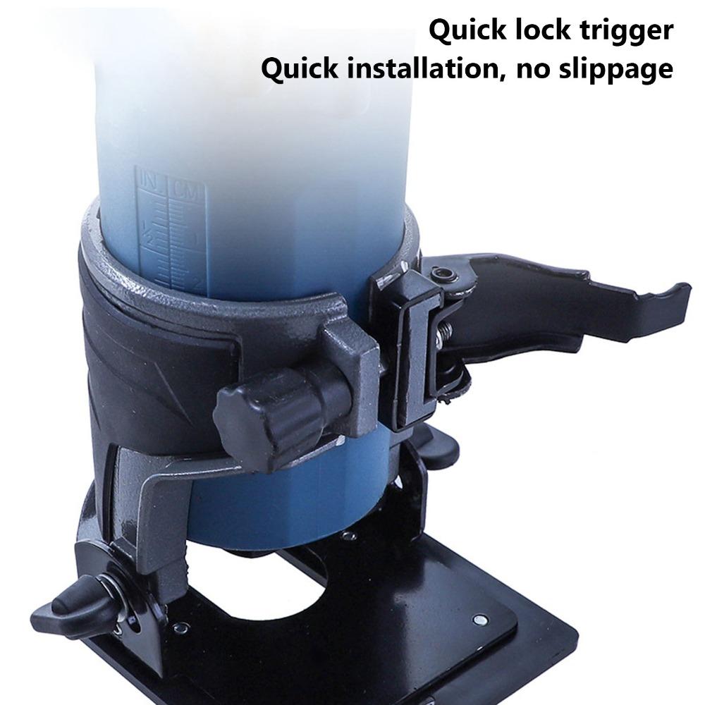 Multi Angle Tilt Base Compact Router Tilt Base Trimmer Base  for Woodworking / Carpentry