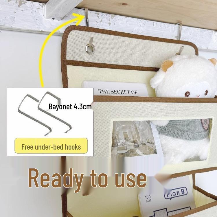 Multifunktionaler Hängeorganizer für den Nachttisch im Wohnheim: Schreibwaren, Kosmetik und Kleiderschrankaufbewahrung