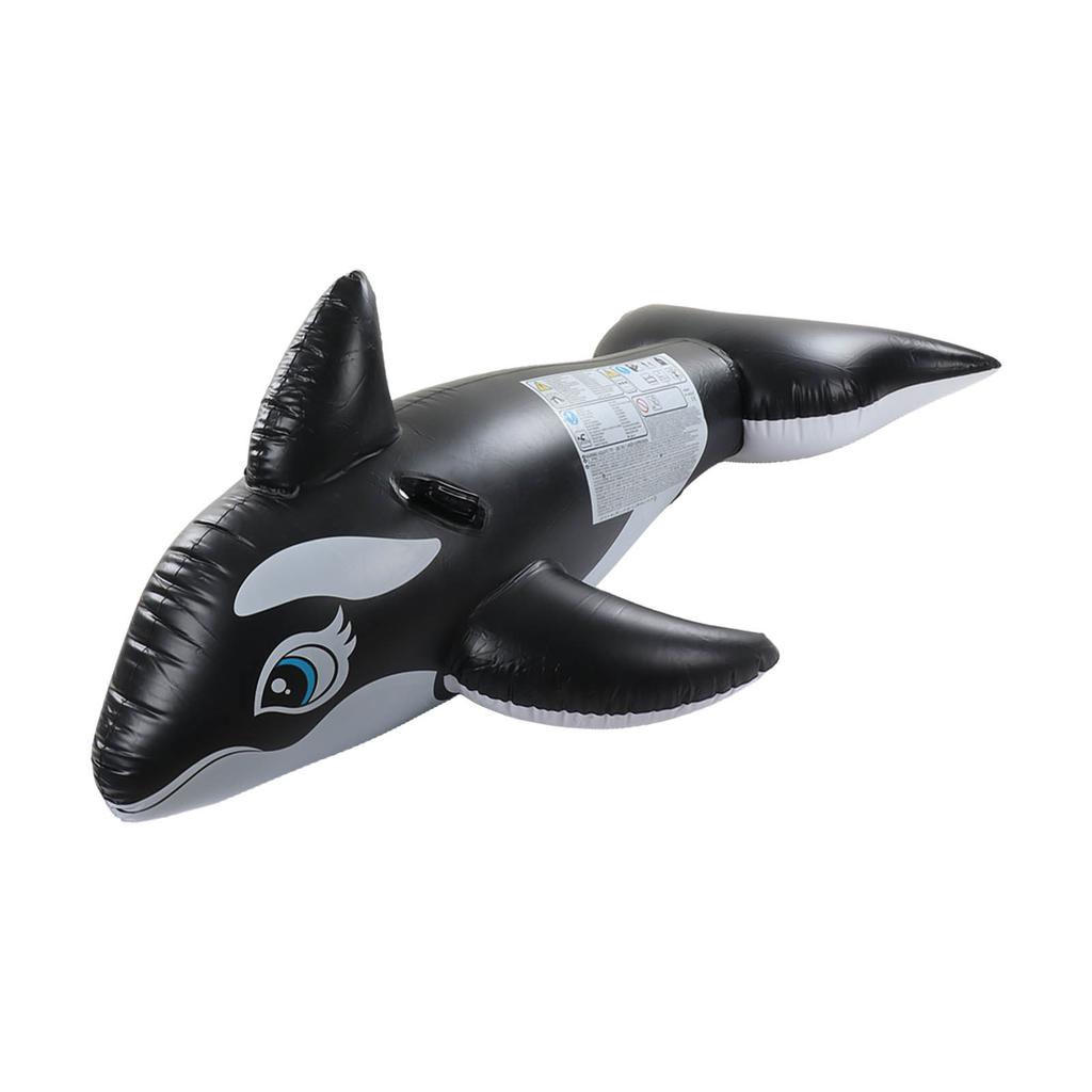 Big Whale Float PVC Quick Inflate Ergonomic Whale Inflatable Pool Float for Men Women