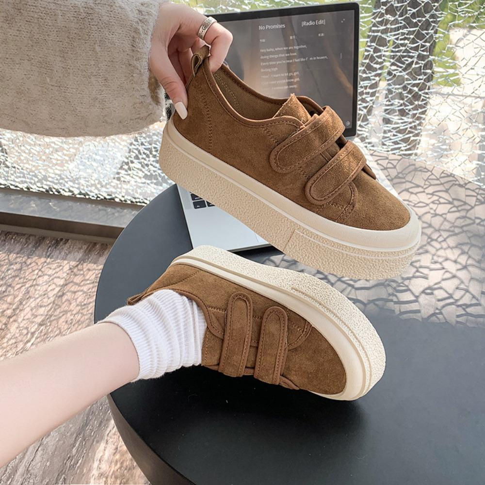 Fashion Thick-soled Canvas Shoes Women's 2025 Spring New Explosions Muffin Height White Shoes Super Fire Casual Sports Shoes