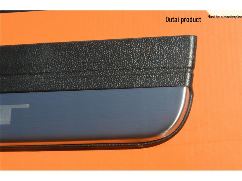 Stainless Steel Welcome Pedal Door Sill Strips for 14-18 Fei Models