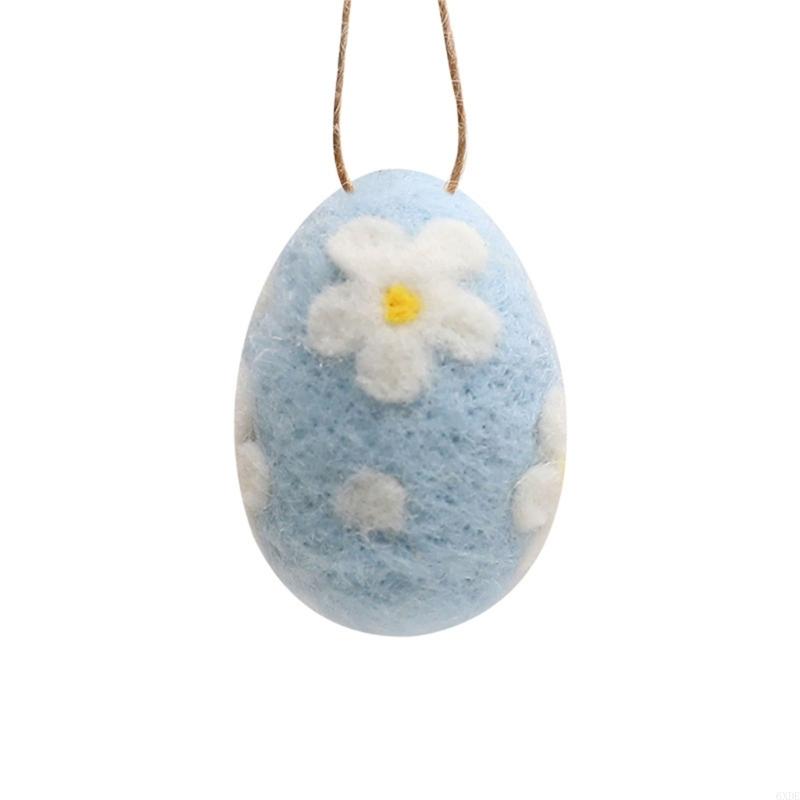 Zestaw 3 filcowych piankowych podstawek pod jajka na festiwal, dekoracja domu, wiszący ornament 6XDE