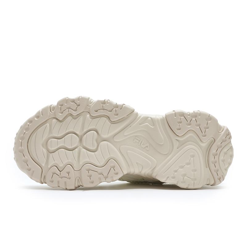 FILA Fluid 5 Cat Paw Shoes 5.0 Simple Versatile Low-Top Casual Shoes Women sneaker Off-White Pistachio-Yellow F12W432101FAP