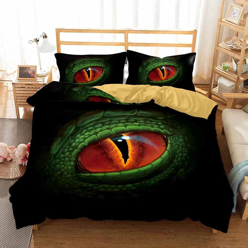 Dinosaur Bedding Sets Adults Winter Duvet Cover Sets Kidstwin Full Queen King Bedroom Set Bedclothes Home Comforter Cover Set